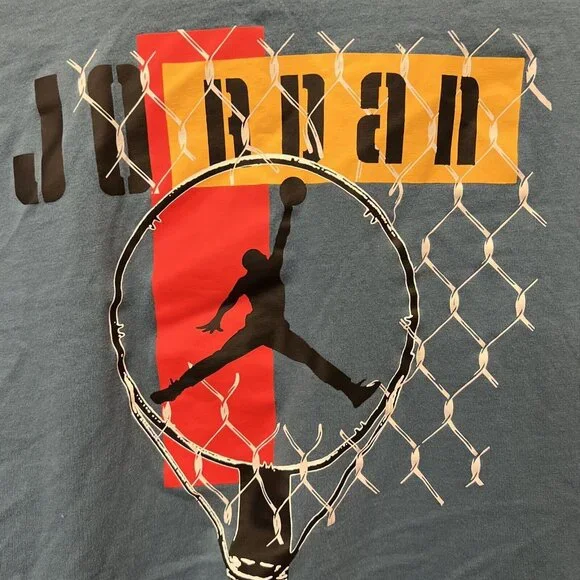 Nike Air Jordan Sport DNA Logo T-shirt Men’s M DC9771-415 Long Sleeve Green - Picture 4 of 7